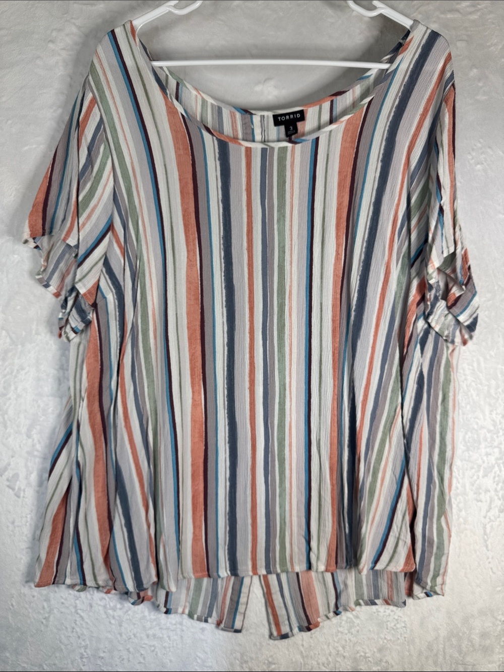 Torrid Stripe Blouse 3x